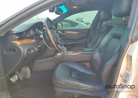 2014 Maserati Quattroporte S z USA, uszkodzony, nr VIN ZAM56RRA6E1097495